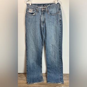 Cinch Men's Jeans Tag 34x38 White Label Distressed White Washed